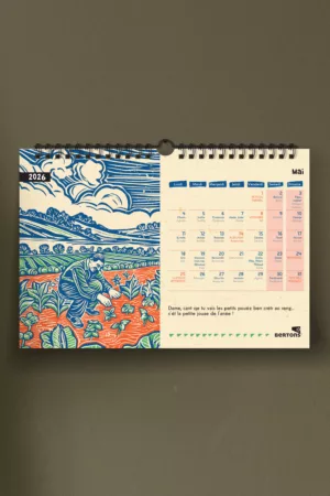 Calendrier à spirales 2026 : Potager de Haute-Bretagne