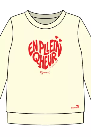 Sweat-shirt Femme : EN PLLEIN QHEUR