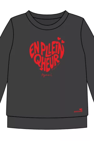 Sweat-shirt Unisexe : EN PLLEIN QHEUR