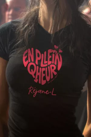 T-shirt Femme : EN PLLEIN QHEUR