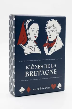 Jeu de 54 cartes - icônes de la Bretagne
