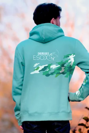 Esox hoodie vert